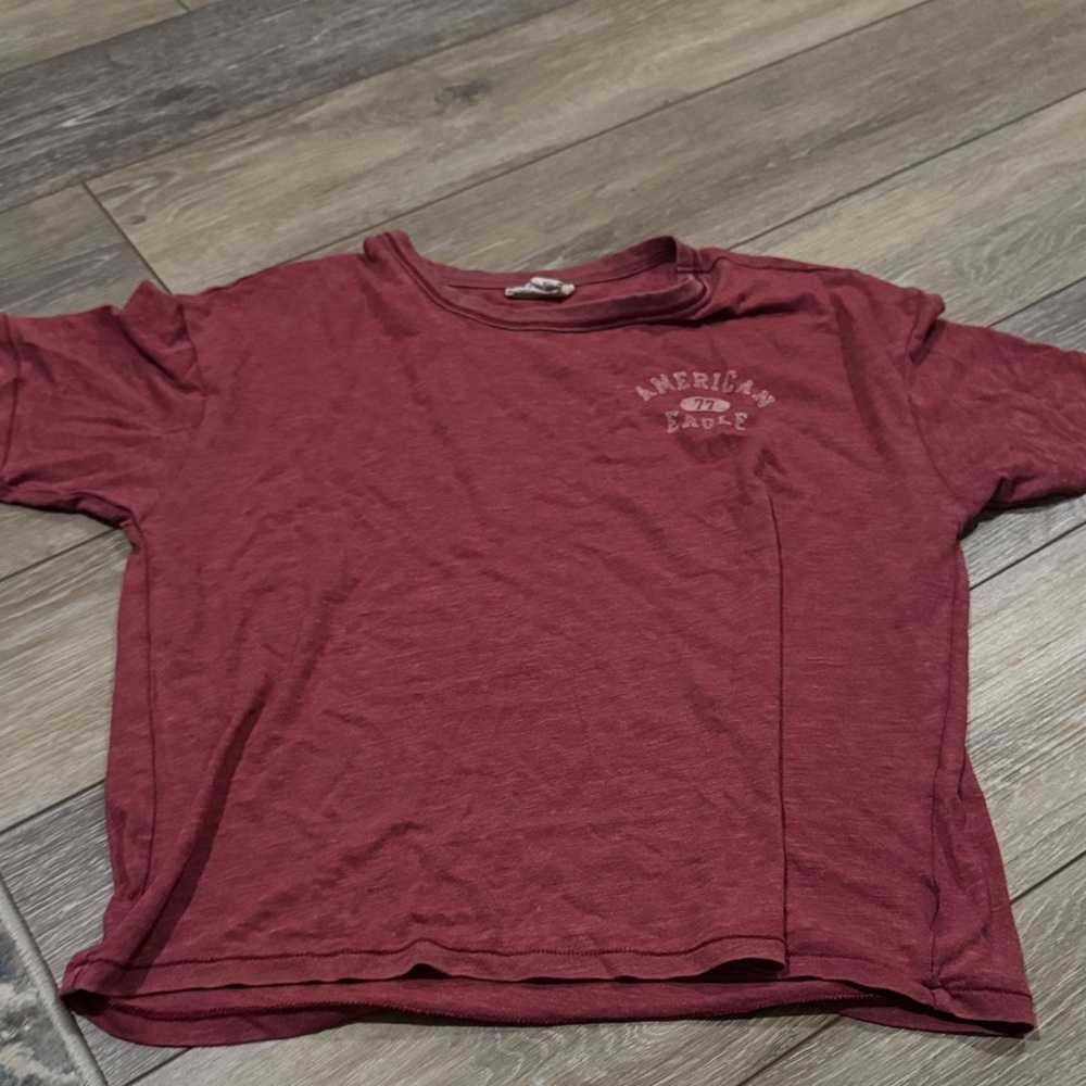 American Eagle Outfitters Kids Maroon Tee